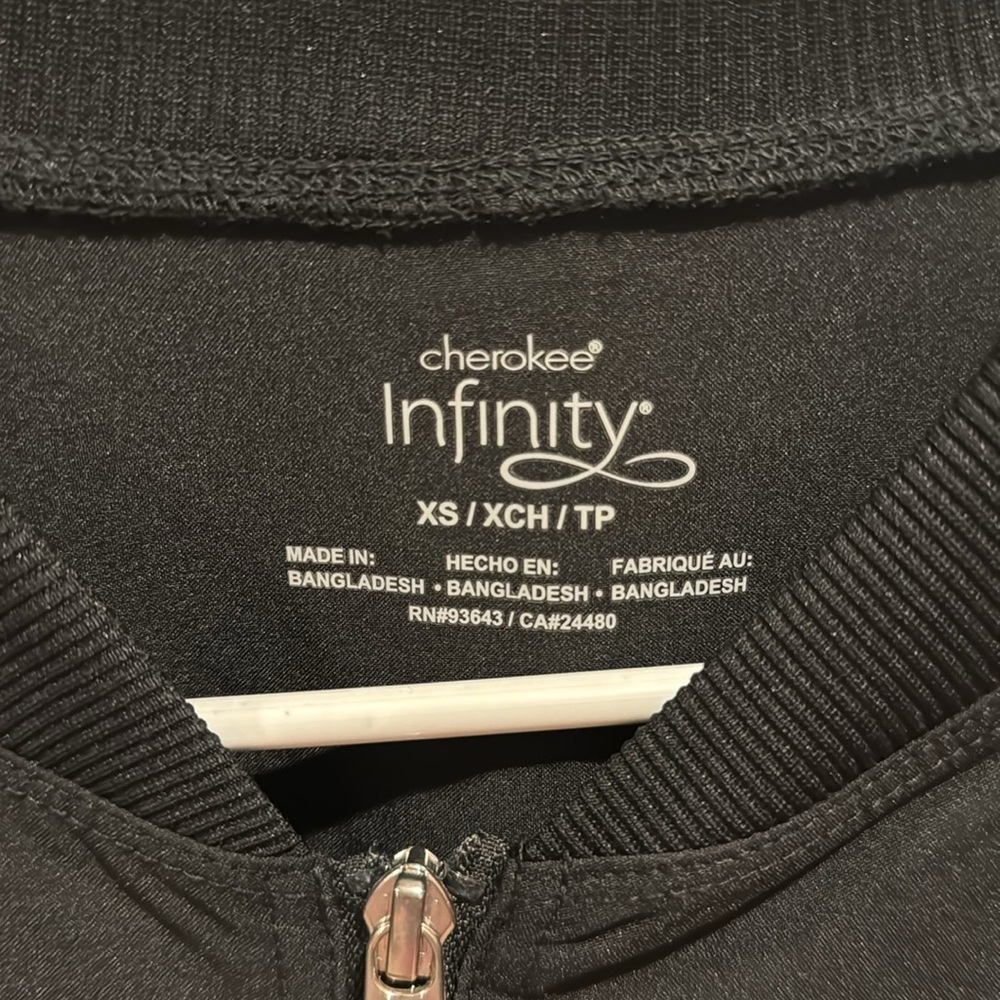 Cherokee Infinity Black Scrub Jacket - image 2